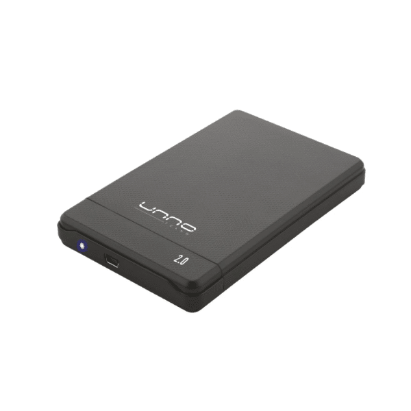 Enclosure 2.5" Unno Tekno SATA a USB 2.0 Negro